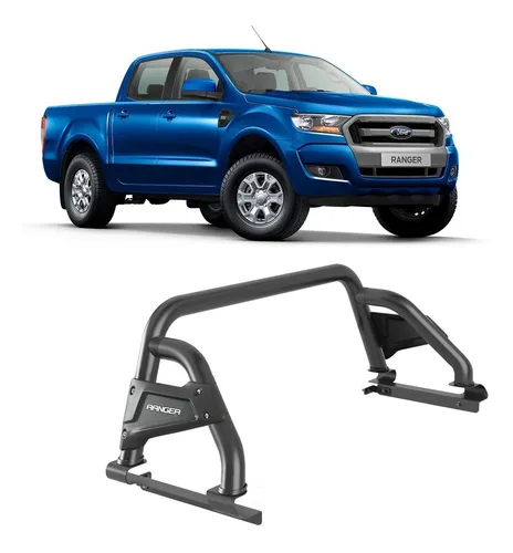 Barra antivuelco para Ford Ranger negra