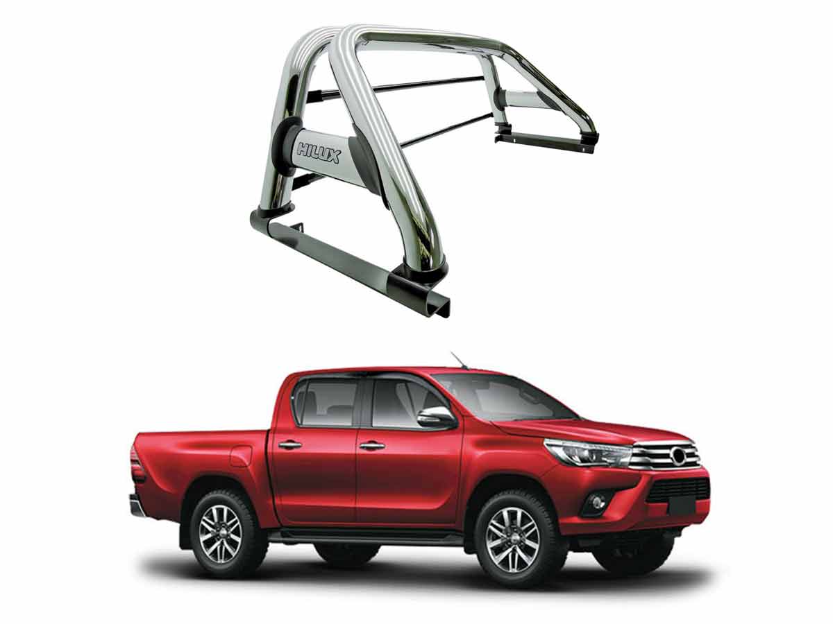 Barra antivuelco para Toyota Hilux Revo/Vigo cromada Barra antivuelco para Toyota Hilux Revo/Vigo cromada