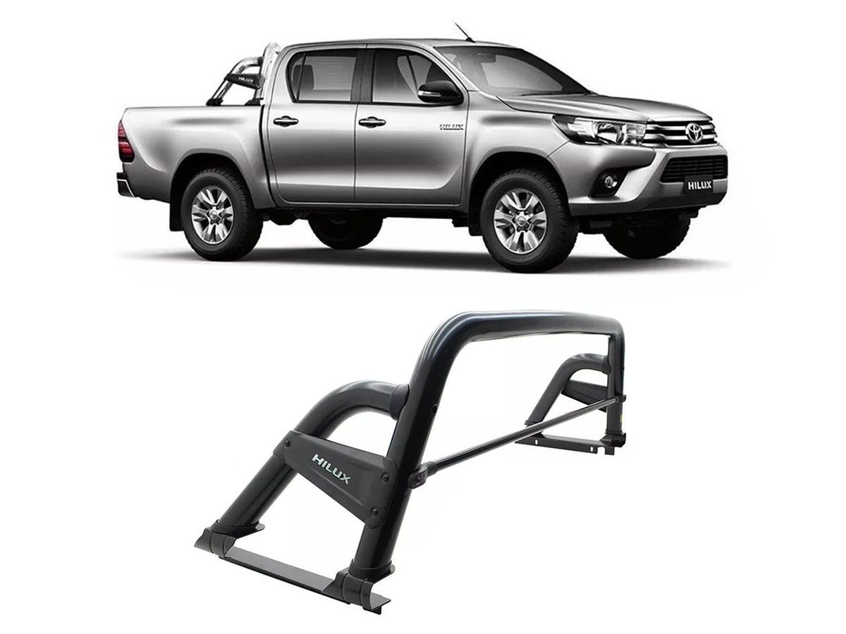 Barra antivuelco para Toyota Hilux Revo/Vigo negra